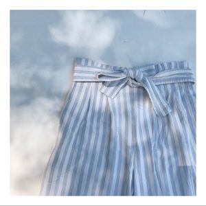 Madewell Tie-Waist Huston Pull-On Crop Pants